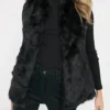 Men-and-Women-Black-Fur-Vest-On-Sale