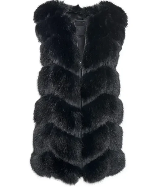 Men-and-Womens-Black-Fur-Vest-On-Sale