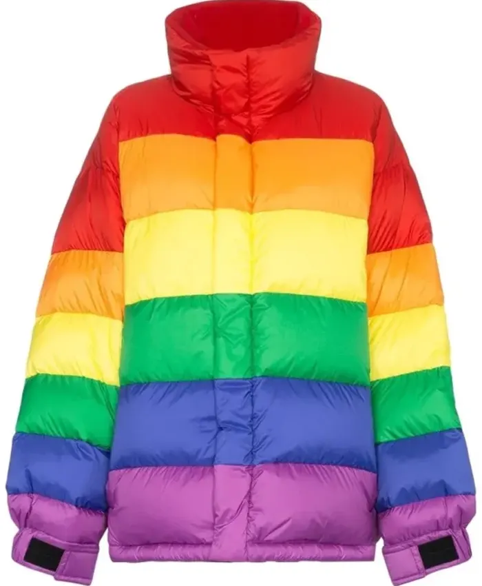 Rainbow bubble jacket hotsell