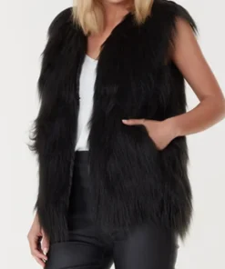 Mens-and-Womens-Black-Fur-Vest-For-Sale