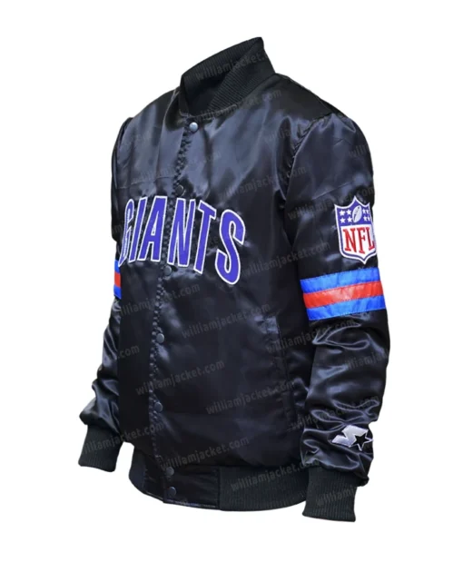 Mike New York Giants Black Varsity