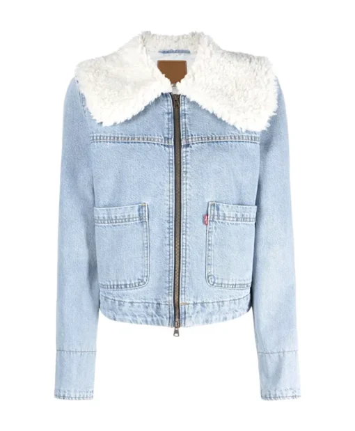 Millie Gibson Doctor Who Denim Sherpa Jacket Two