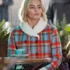 Millie Gibson Doctor Who Plaid Coat Front