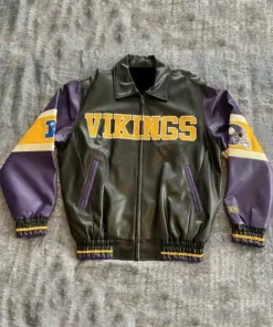 Minnesota-Vikings-Leather-Jacket