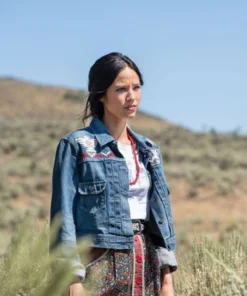 Monica Dutton Yellowstone Denim Blue Jacket