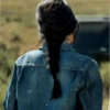 Monica Dutton Yellowstone Denim Blue Jacket Back