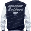 Oakland Raiders Letterman Varsity Jacket Back