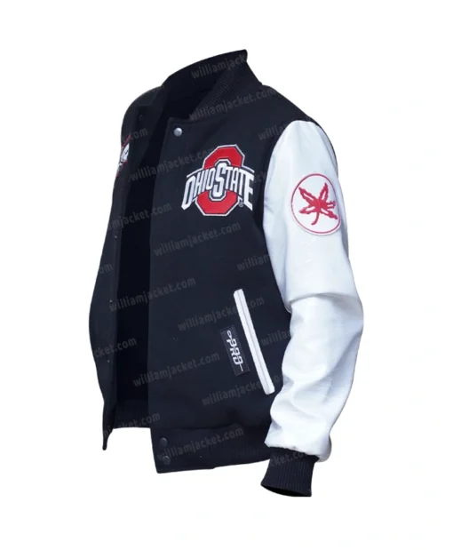 Ohio State Black Varsity Jacket Right