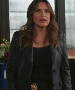 Olivia Benson Law and Order SVU S26 Leather Blazer