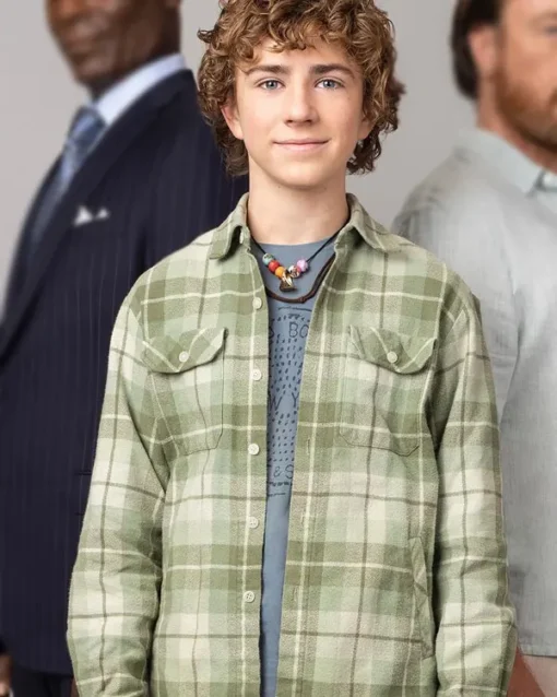 Percy Jackson and the Olympians Walker Scobell Plaid Jacket