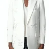 Purchase Elsbeth 2024 Ciara Renée White Embellished Blazer