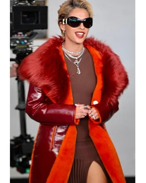 Purchase Smile 2 Skye Riley Shearling Leather Coat