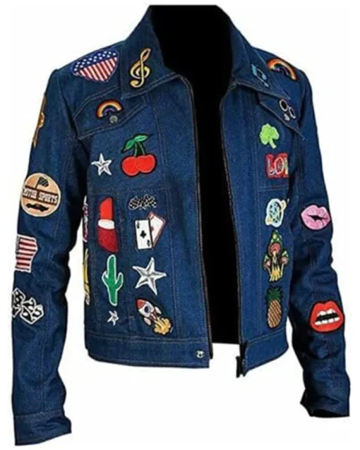 Rocketman Elton John Blue Patched Denim Jacket