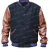 Seinfeld Varsity Bomber Jacket with Leather Sleeves Main