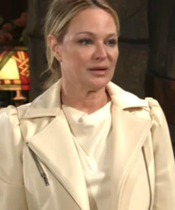 Sharon Case The Young and the Restless Biker Leather Jacket