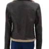 Shop Addie Dark Warm Shearling Leather Jacket