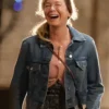 Shop Bridget Jones Mad About the Boy Renée Zellweger Blue Denim Jacket