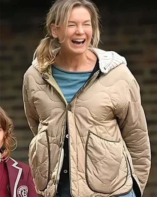 Shop Bridget Jones Mad About the Boy Renée Zellweger Quilted Jacket