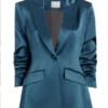 Shop Fiona Cook Days Of Our Lives Blue Satin Blazer