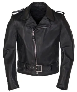 Shop Stegaro American Black Biker Leather Jacket