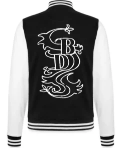 Shop Tokyo Revengers Black Dragon Wool Varsity Jacket