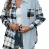 Sprint S02 Melissa Jefferson Blue Plaid Shirt