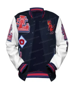 St Louis Cardinals Varsity Jacket Zip