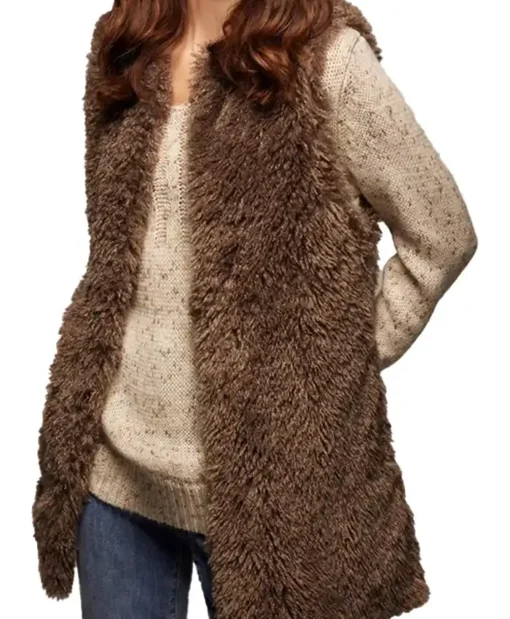 Taupe-Fur-Vest-Sale