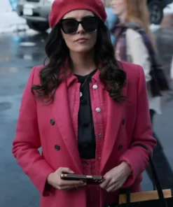 Taylor Cole 2024 Pink Wool Coat