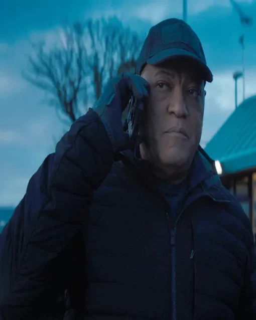 The Amateur Laurence Fishburne Black Puffer Jacket