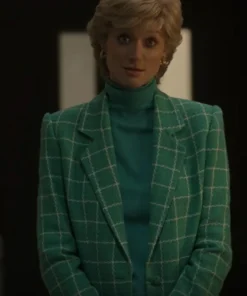 The Crown S05 Princess Diana Green Blazer