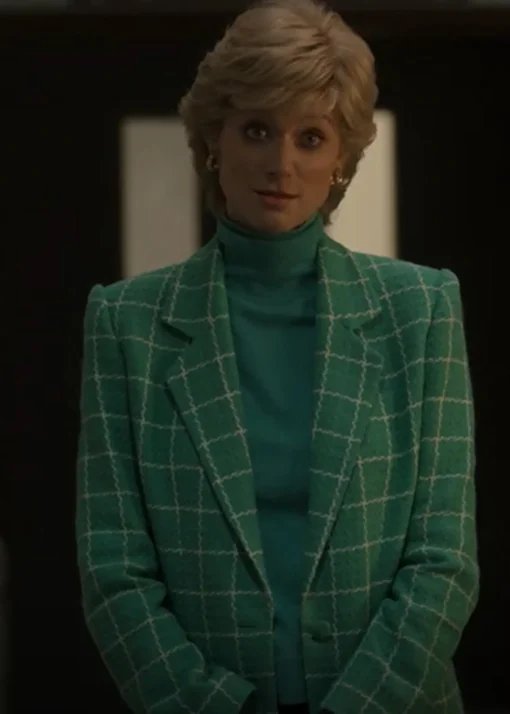 The Crown S05 Princess Diana Green Blazer