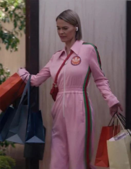 The L Word Generation Q S03 Leisha Hailey Pink Jumpsuit - Image 2