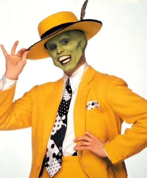 The Mask Jim Carrey Yellow Costume Suit