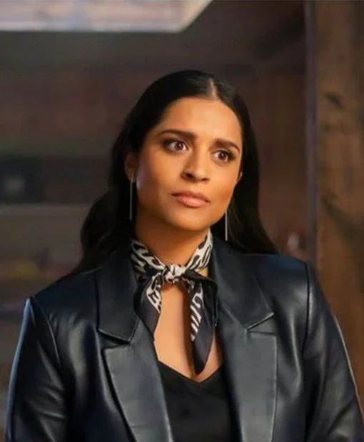 The Muppets Mayhem S01 Lilly Singh Leather Blazer