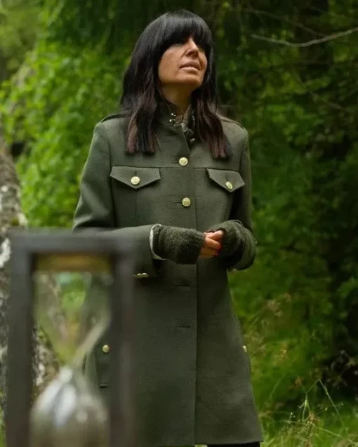 The Traitors Claudia Winkleman Green Coat