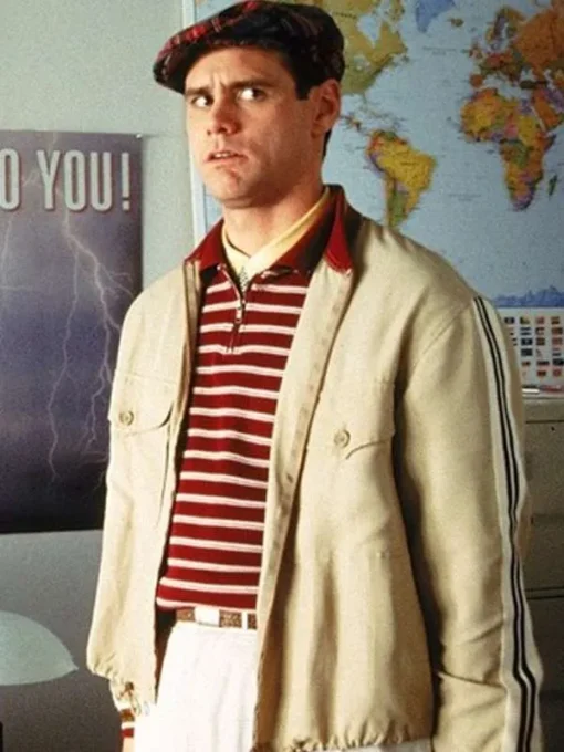 The Truman Show Jim Carrey Cotton Bomber Jacket