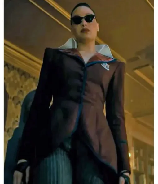 The Umbrella Academy Britne Oldford S03 Brown Coat - Image 2