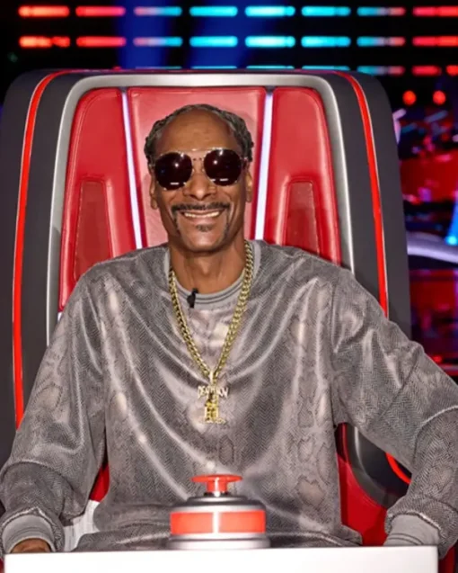 The Voice S26 Snoop Dogg Grey Crocodile Print Tracksuit sale (1)