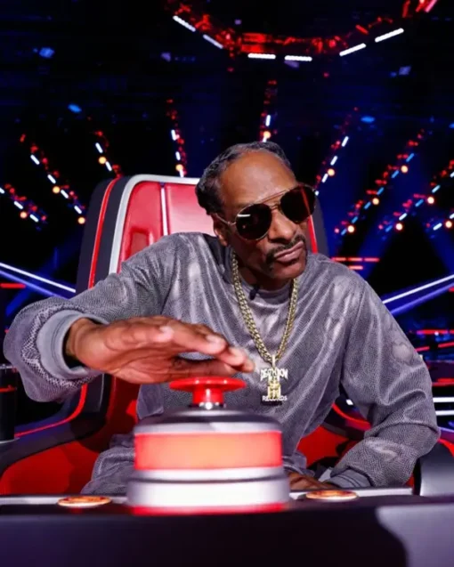 The Voice S26 Snoop Dogg Grey Crocodile Print Tracksuit sale