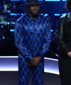 The Voice Season 26 J Paul Argyle Print Suit For Sale