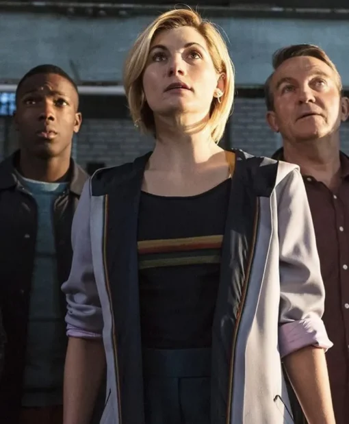 Thirteenth Doctor S13 Grey Long Coat Seeing