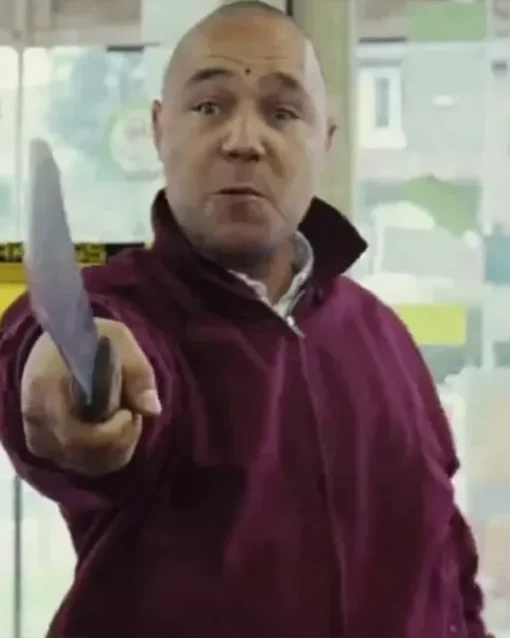 This Is England Stephen Graham Red Cotton Jacket - Image 3