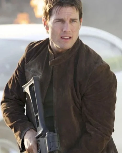 Tom Cruise Mission Impossible 03 Brown Suede Jacket