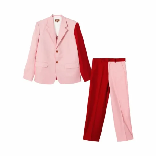 Tyler the Creator Pink and Red Suit