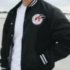 Vintage Car Club Varsity Jacket For Men