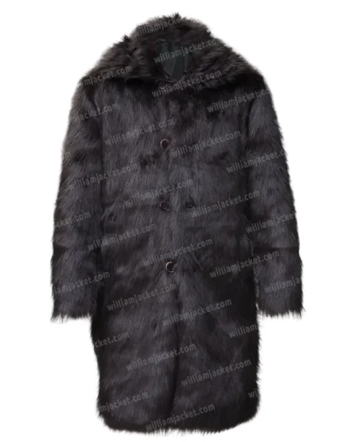 Winter Black Persian Lamb Fur Coat Main