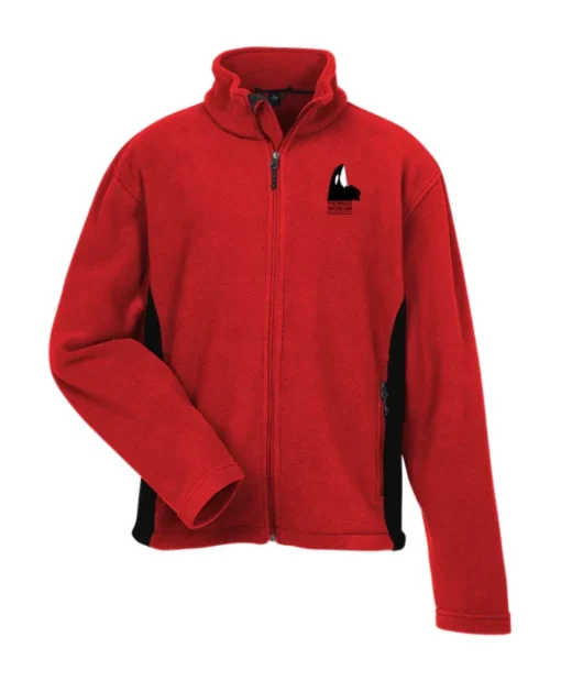 colorblock-fleece-jacket-red