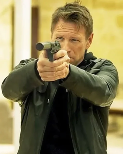 Aaron Eckhart Classified Leather Jacket