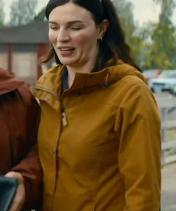 Aisling Bea Get Away Hooded Yellow Jacket For Women